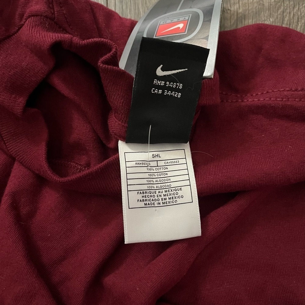 New Red Nike Mississippi State Long Sleeve T-Shirt Youth Large 14-16 - Picture 2 of 6
